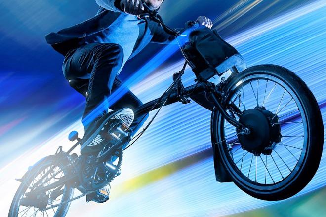 Brompton Electric at Velo Winterthur