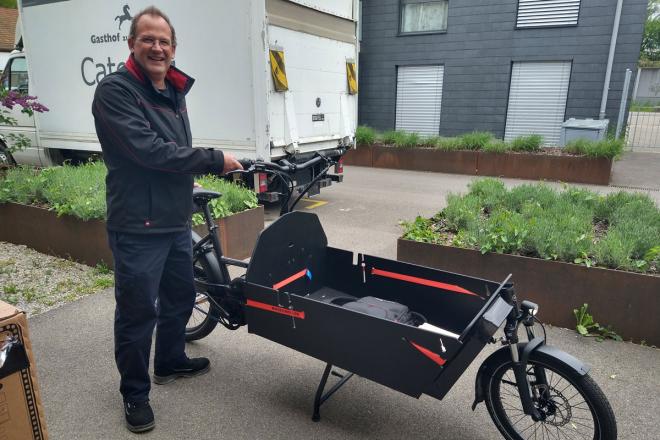 Das Cargobike Riese & Müller Packster 80 vario für Waldarbeiten