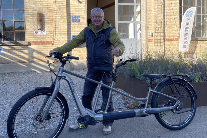 Flyer-Tandem gekauft bei Velo Winterthur