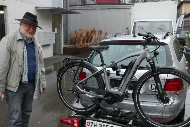 Ein glücklicher FLYER Upstreet5-Fahrer