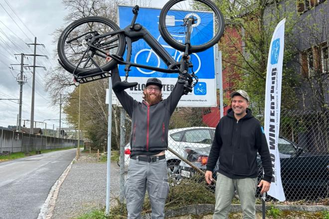 Flyer Gotour6 von Velo Winterthur mit 14-Gang Nabenschaltung und Zahnriemen