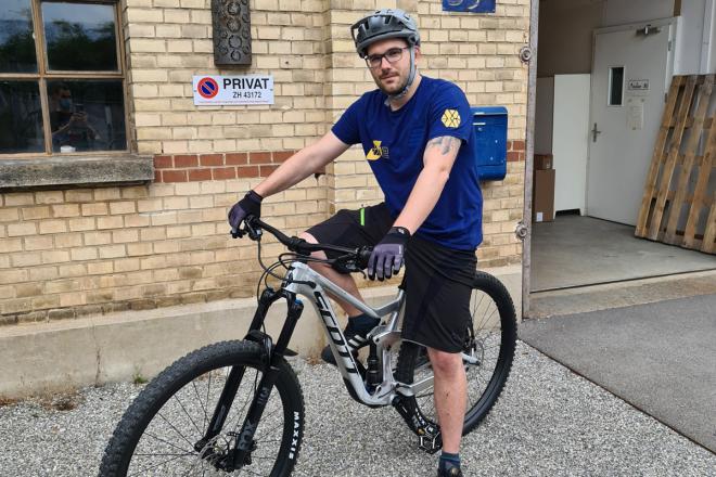 Pascal Hersche kaufte sich das Scott Ransom 920 bei Velo Winterthur