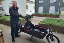 Das Cargobike Riese & Müller Packster 80 vario für Waldarbeiten